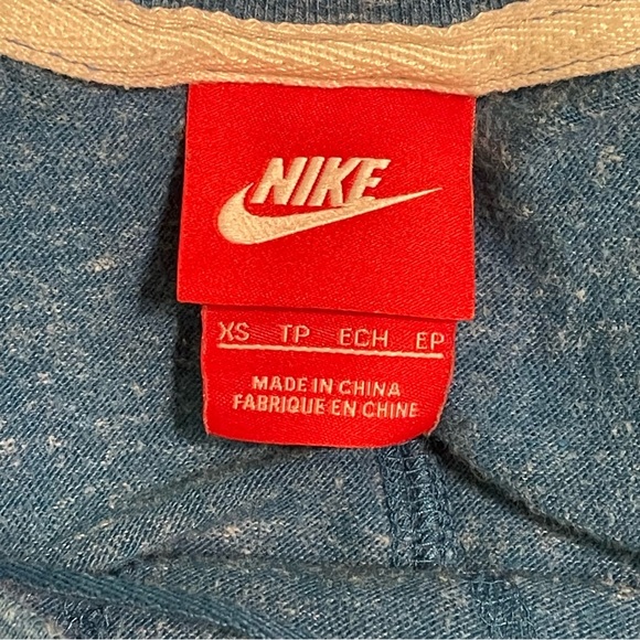 Nike Blue Just Do It Long Sleeve Sweatshirt Women’s XS - Picture 6 of 8